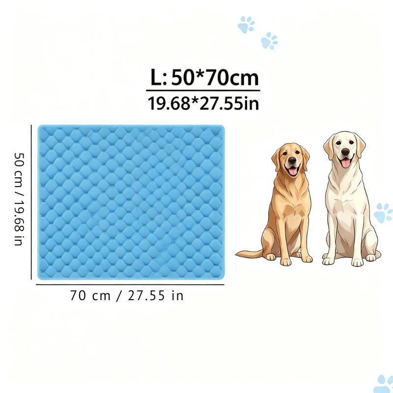 🧊🐶 Ψυκτικό στρώμα για σκύλους και γάτες – η ανακούφιση που χρειάζονται τα κατοικίδιά σας αυτό το καλοκαίρι 🐱✨