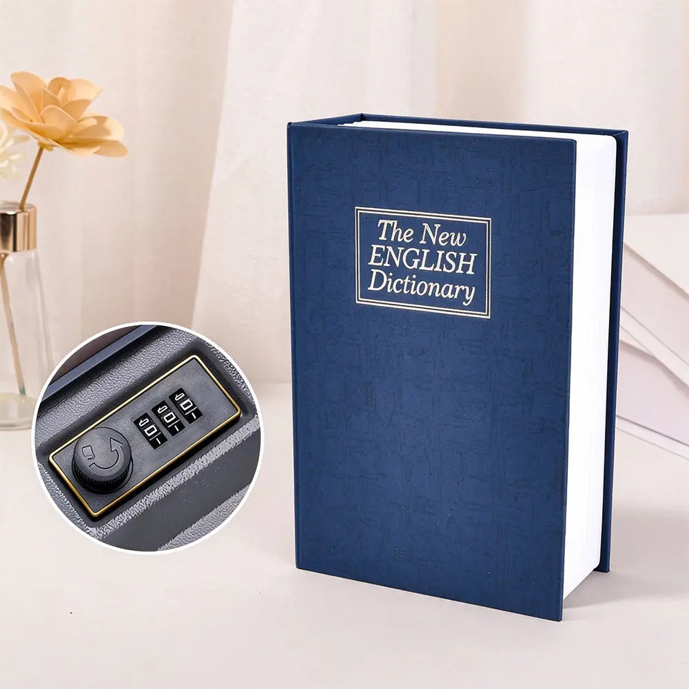 📚 Diskrétní trezor knižního typu s kódem ⚡ · Tajná schránka na úspory a osobní věci · 6 modelů 🌟!