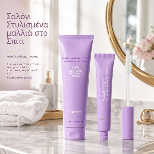 Κρέμα styling 3 σε 1 για λαμπερά, αφράτα και φυσικά απαλά μαλλιά ✨