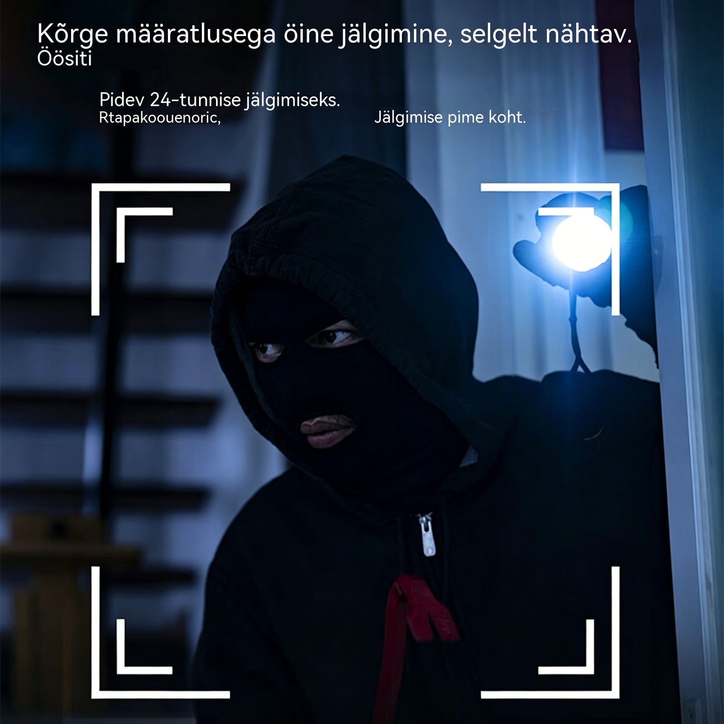 Kaugjuhtimisega WiFi nutika kodu jälgimine infrapuna öise nägemisega kahesuunaline intercom kõrglahutusega kaamera