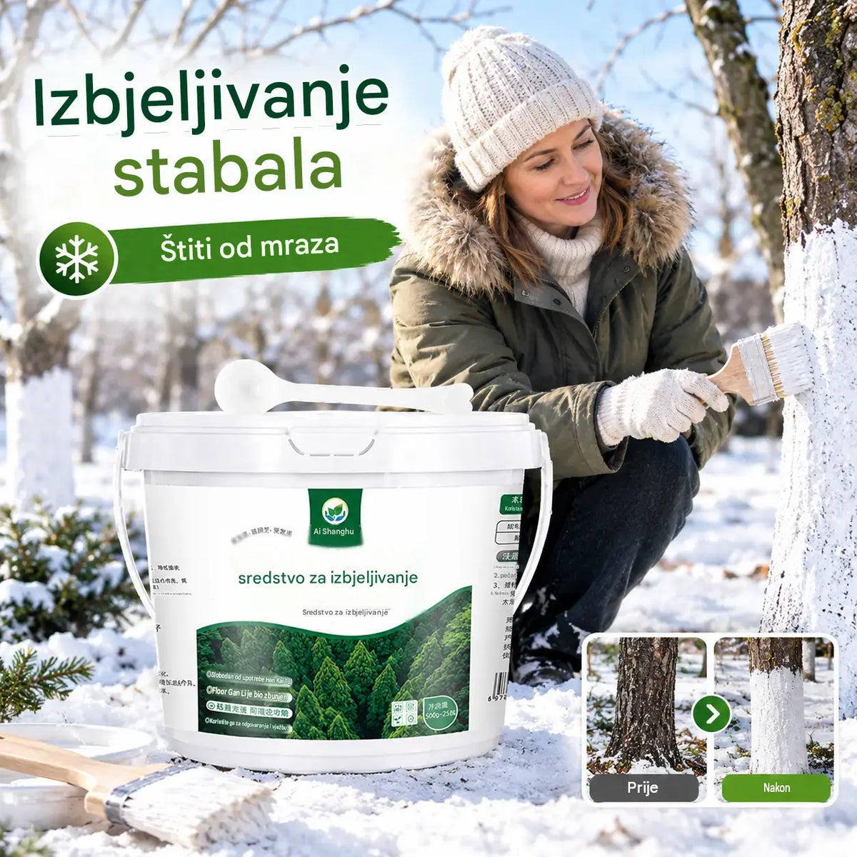 🌳Dvostruka zaštita za vaše biljke ove zime! ❄️ Zaštita od mraza + paket insekticida 🌱✨