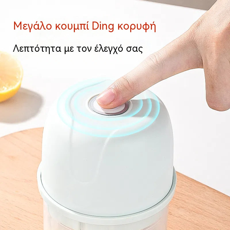 🔥🎁 Νέα Άφιξη – 50% Έκπτωση! 🔥 [2 Τεμάχια] Μίνι Πρέσα Σκόρδου – Ενσωματωμένο δοχείο για άμεση συμπίεση τροφίμων ή ψύξη, μηδενικά απόβλητα 🧄🧊