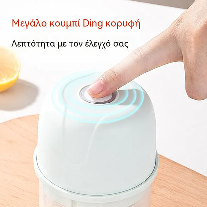 🔥Ηλεκτρική οικιακή μηχανή κοπής κιμά για παιδικές τροφές, πρέσα σκόρδου, μικρός κόφτης, θρυμματιστής σκόρδου