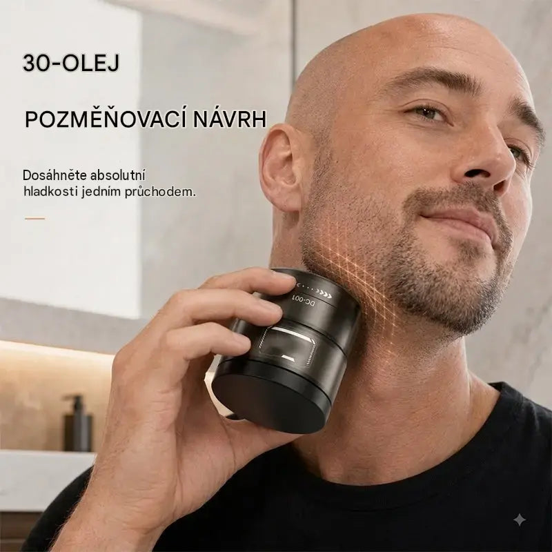 📢📢50% SLEVA!! ⏰Chytrý elektrický holicí strojek 2 v 1 na plešaté hlavy a zastřihovač vousů s digitálním displejem