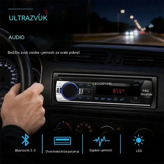 🎵 Bluetooth auto-radio, Supersonic audiosustav za automobil: uživajte u bežičnom zvuku visoke vjernosti na svakom putovanju.
