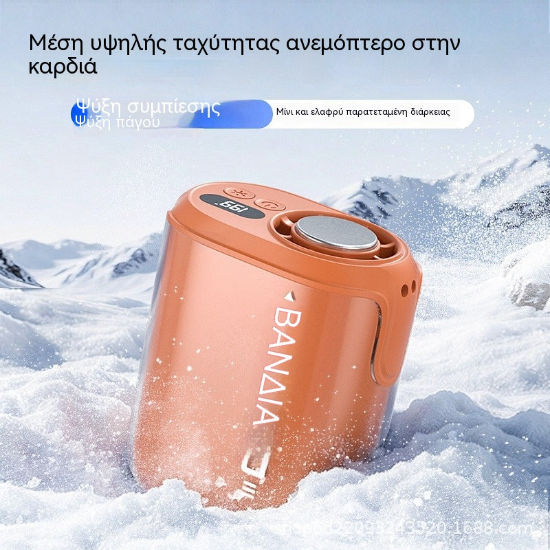 🌀 Ανεμιστήρας hands-free με οθόνη LED, ενσωματωμένο κλιπ και 199 ρυθμιζόμενα επίπεδα