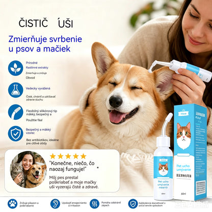 【2 položky za 22 eur】🐶🐱 Čistič uší na zmiernenie svrbenia uší u psov a mačiek.