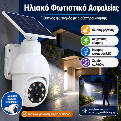 1 τεμάχιο €31🔥🌞🛡️Φωτιστικά εξωτερικού χώρου με ηλιακή ενέργεια, έξυπνος φωτισμός με αισθητήρα ανθρώπινου σώματος