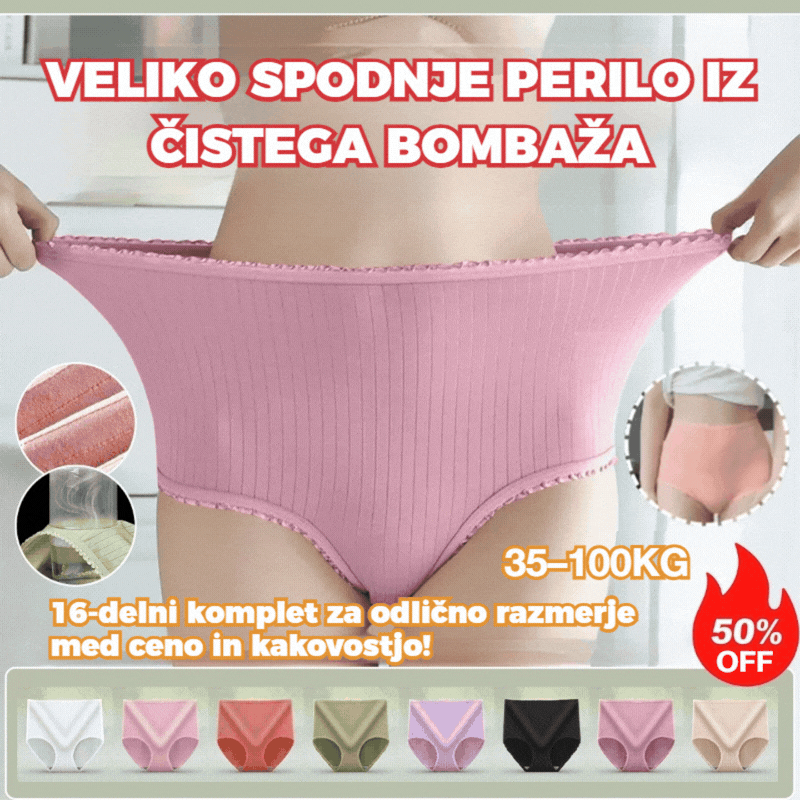 【35 kg–10 kg】💖⏳(8 kusů) Poslední den s 50% slevou: Nepromokavé antibakteriální kalhotky s vysokým pasem