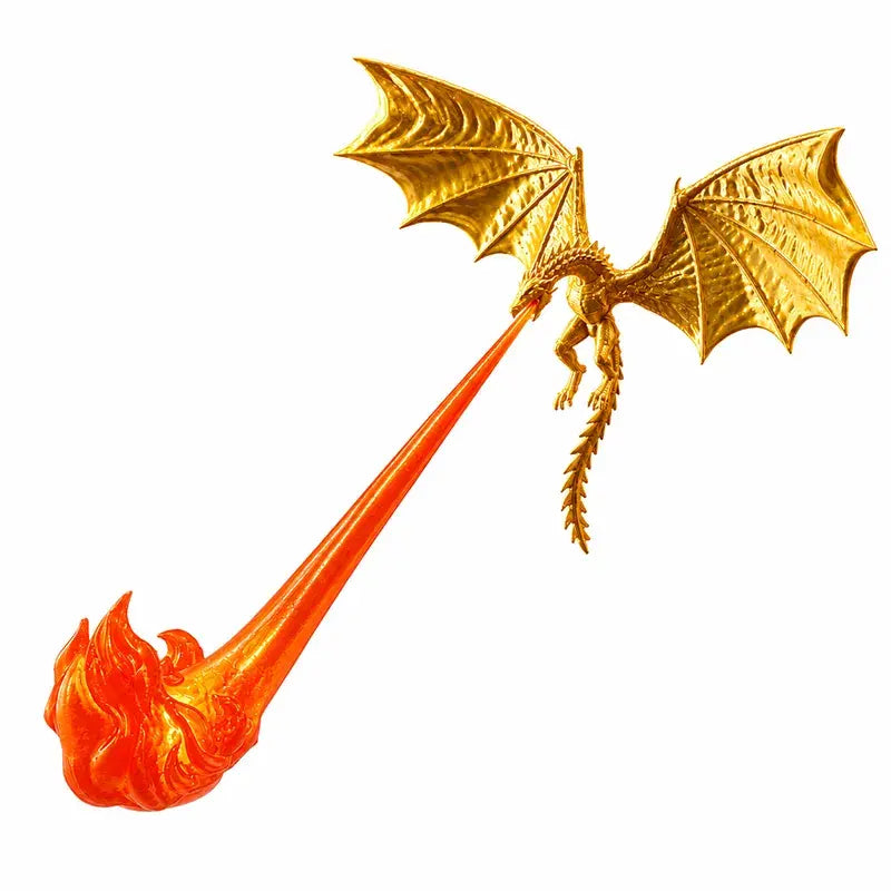 🐉🔥 3D LED světlo s ohnivě chrlícím drakem | Fantasy zářící dekorace na poličku