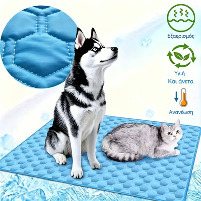 🧊🐶 Ψυκτικό στρώμα για σκύλους και γάτες – η ανακούφιση που χρειάζονται τα κατοικίδιά σας αυτό το καλοκαίρι 🐱✨