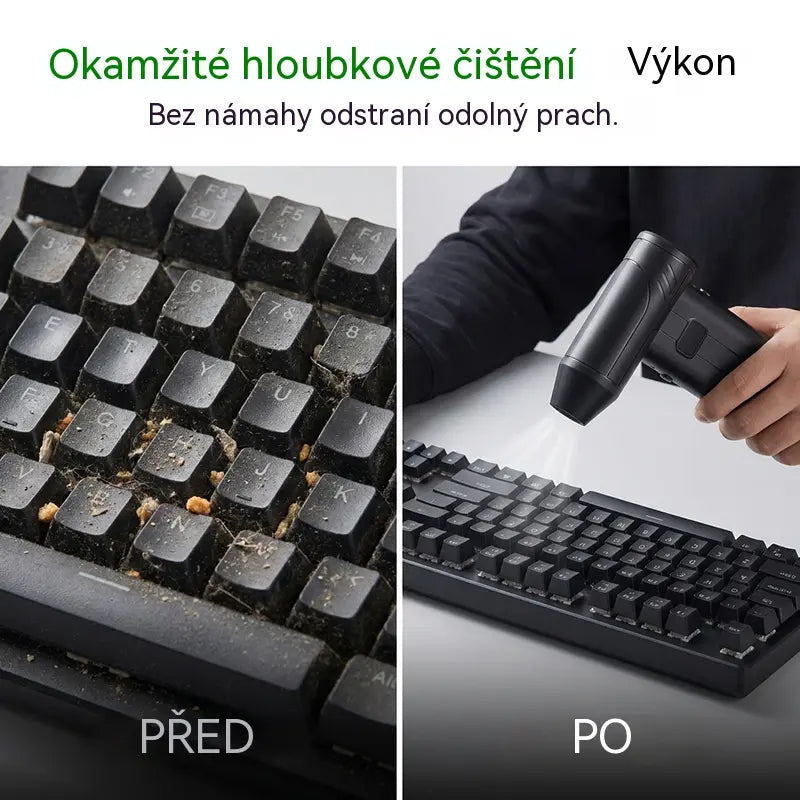 🔥🌪️ Výkonný vysokorychlostní ventilátor pro odstraňování prachu — Ideální pro kempování, odstraňování prachu a odklízení sněhu.
