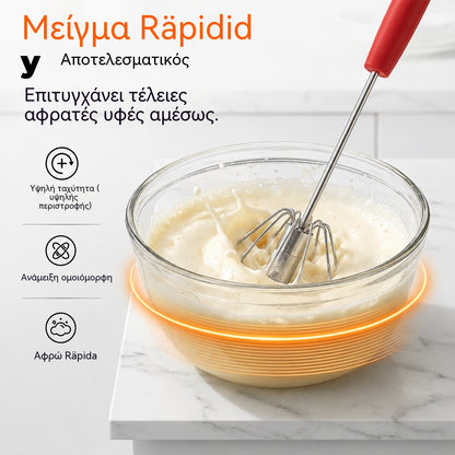 🥳Compra 1 y llévate 1 gratis🥳🥚Batidor de huevos manual semiautomático: presiona y gira, sin electricidad. Bate huevos y nata en segundos. ¡Cuida tus muñecas! ✨🧁