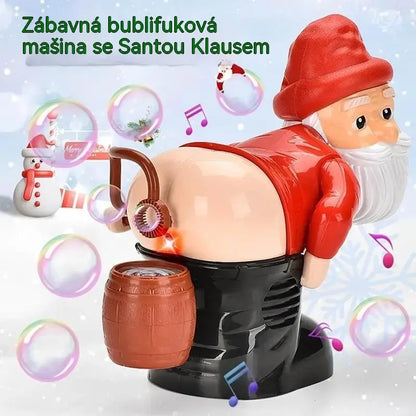 🎅🎁 Zábavný vystřelovač bublin – Santa Claus