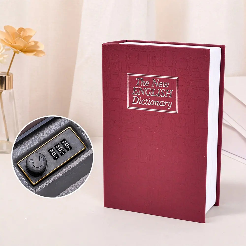📚 Diskrétní trezor knižního typu s kódem ⚡ · Tajná schránka na úspory a osobní věci · 6 modelů 🌟!