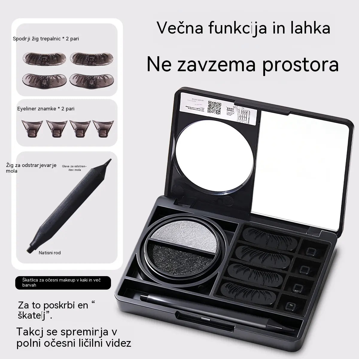 2 škatli za 24 € 🎁 Komplet žigov 3 v 1 za ličenje oči