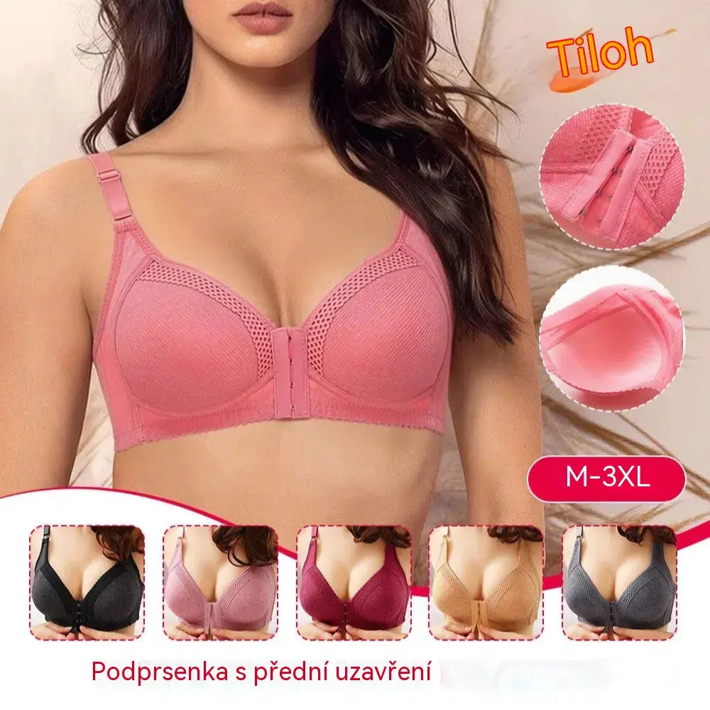 【M-3XL】【40-90KG】Vysoce kvalitní, bezešvá, módní a sexy push-up podprsenka zabraňuje prohýbání【Balení po 3 kusech】