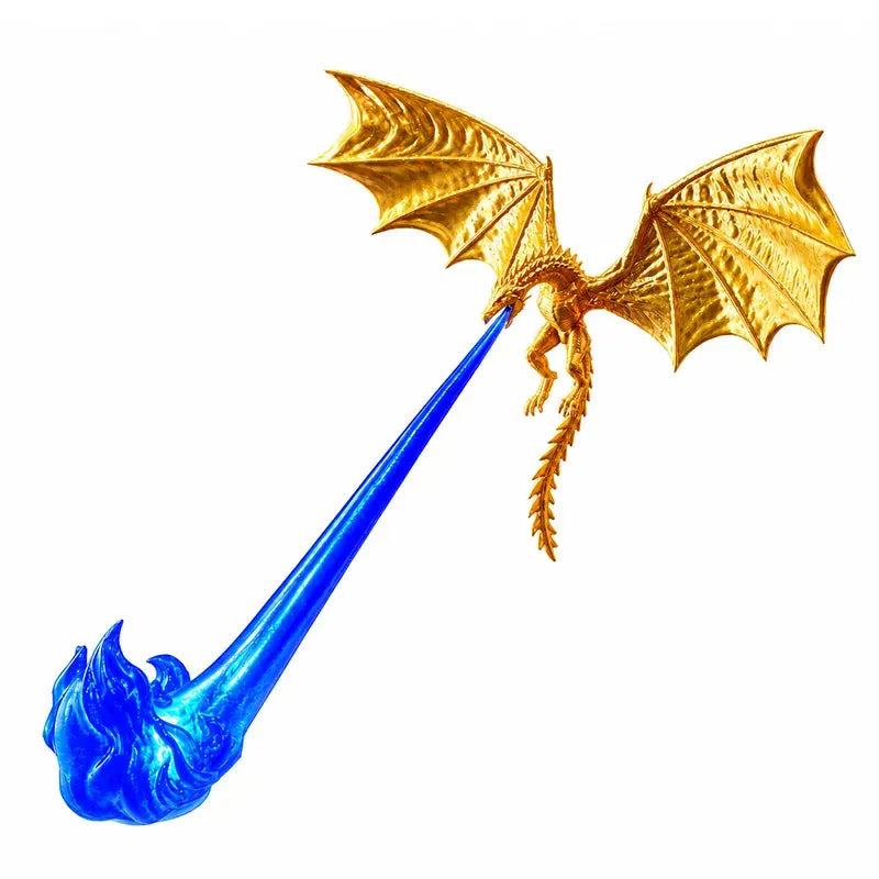 🐉🔥 3D LED světlo s ohnivě chrlícím drakem | Fantasy zářící dekorace na poličku