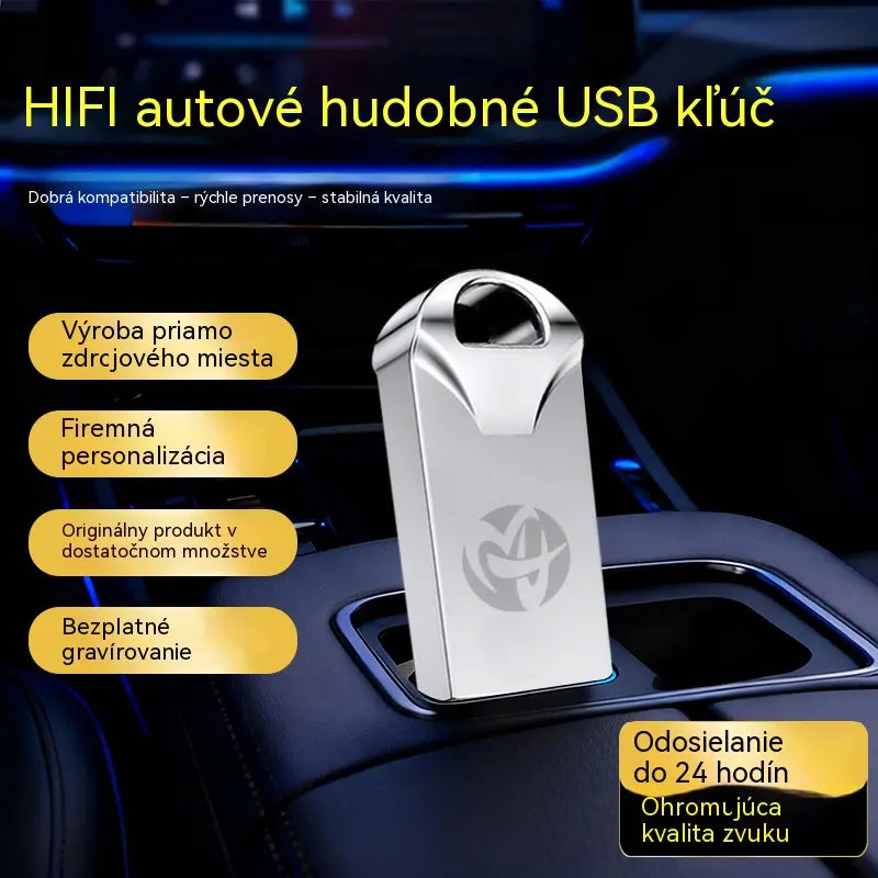 🚗🎵🎵【64G】【Hudební USB klíč】Obsahuje 4000 skladeb, 300 hudebních nahrávek a 6D zvukové efekty