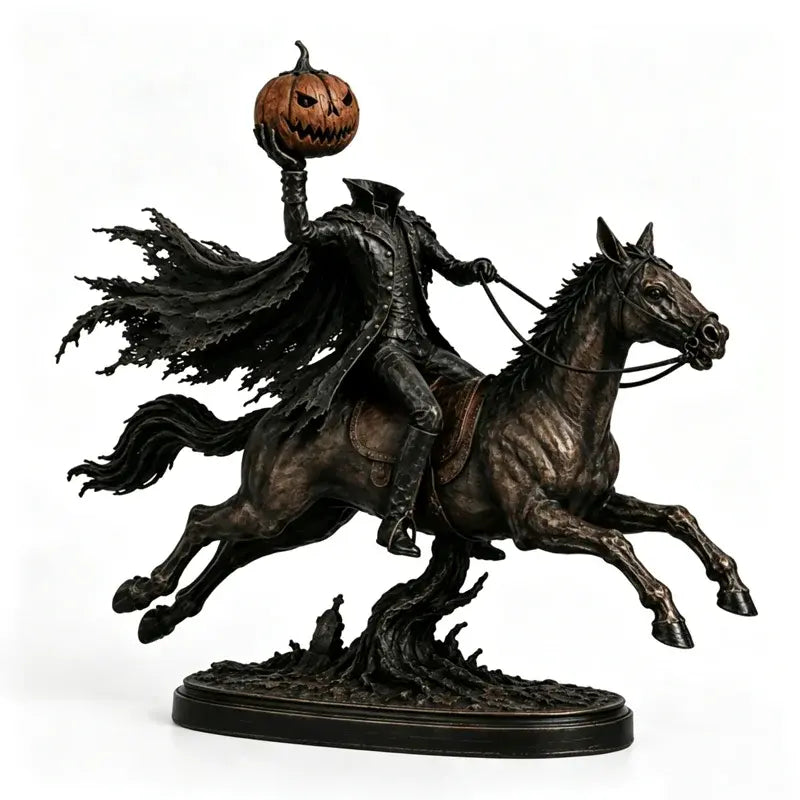 🎃👻 Halloweenská figurka bezhlavého jezdce