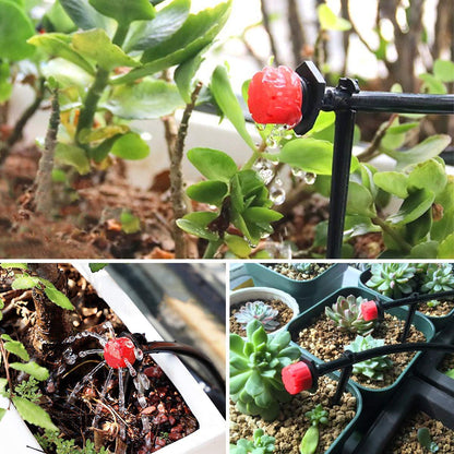 🌱【100 τεμάχια】💦Ρυθμιζόμενος σταλάκτης άρδευσης