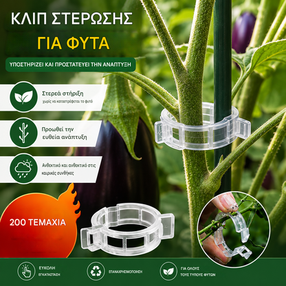 【🔥200 τεμάχια】Κλιπ στερέωσης ανάπτυξης σπορόφυτων