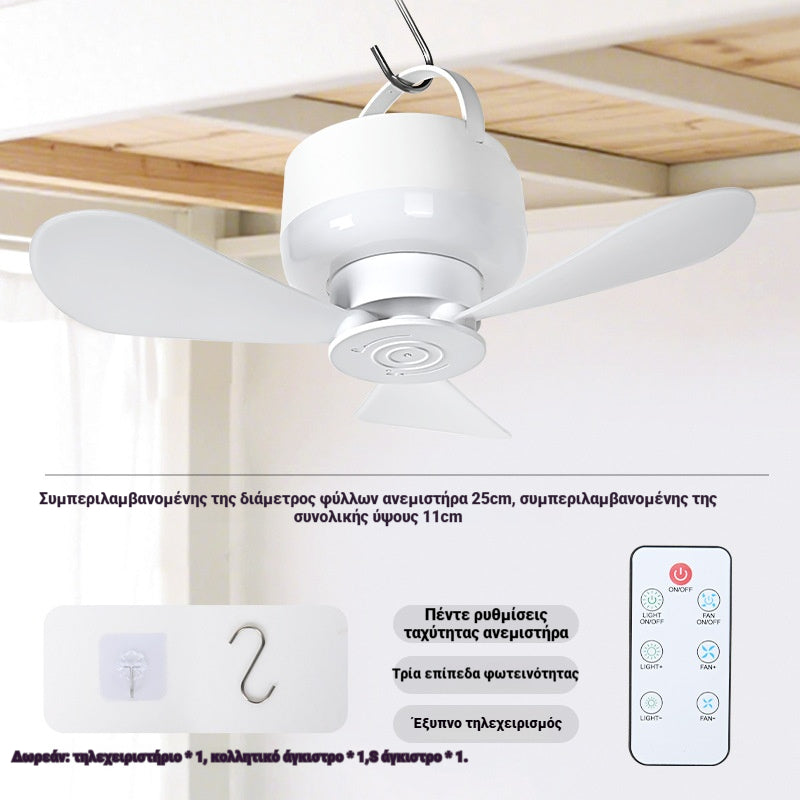 ⏰ Ajutine pakkumine: laetav laeventilaator LED-valgusega! 🌬️✨a