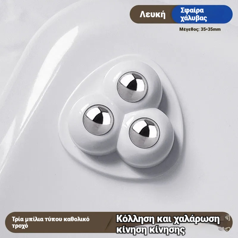 🔥Αγοράστε 10 τεμάχια και λάβετε 10 δωρεάν🔥🌟Περιστρεφόμενη τροχαλία 360° με χωρητικότητα φορτίου, τροχαλία γενικής χρήσης για οικιακή χρήση✅