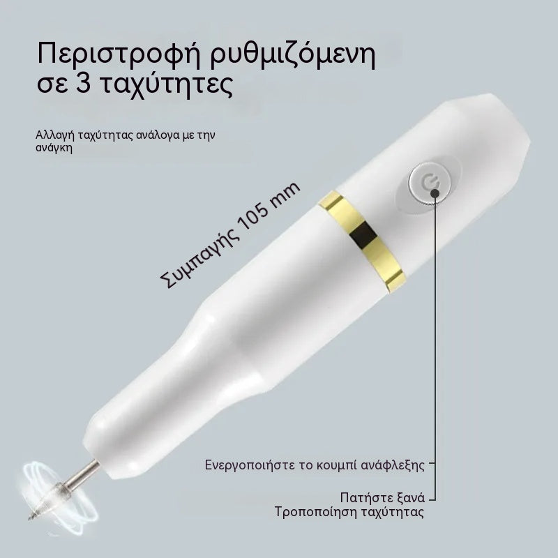 ✨💅Ηλεκτρική λίμα νυχιών για την αφαίρεση βερνικιού νυχιών και νεκρών κυττάρων.