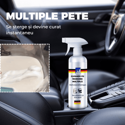 🚗💧🔥Πολυλειτουργικό διάλυμα καθαρισμού εσωτερικού αυτοκινήτου με αφρό, ισχυρό εργαλείο καθαρισμού οροφής, δεν χρειάζεται πλύσιμο
