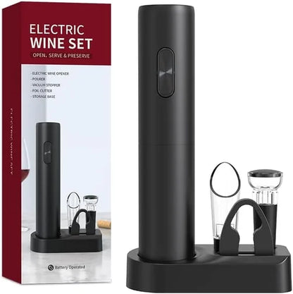 🍷Σετ ηλεκτρικών ανοιχτηριών κρασιού🎁 Τέλειο δώρο για κάποιον που αγαπά το κρασί