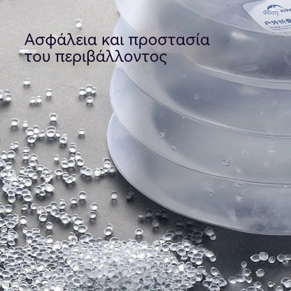 💧🚰 Πτυσσόμενο δοχείο νερού με βρύση – χωρητικότητας 5 λίτρων, συμπαγές και πρακτικό, ιδανικό για κάμπινγκ 🏕️✨