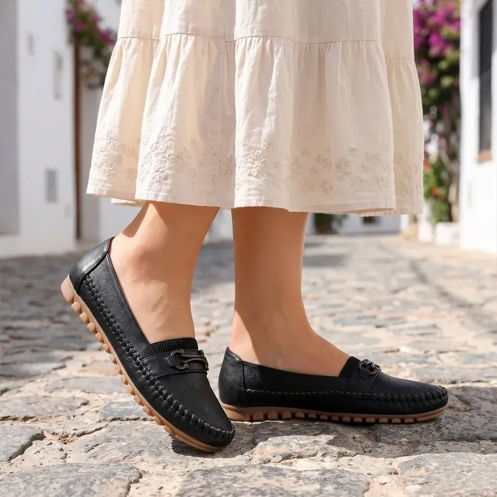 👞【36-43】Dámské ploché nazouvací boty – pohodlné boty na každý den – lehké a vzdušné.