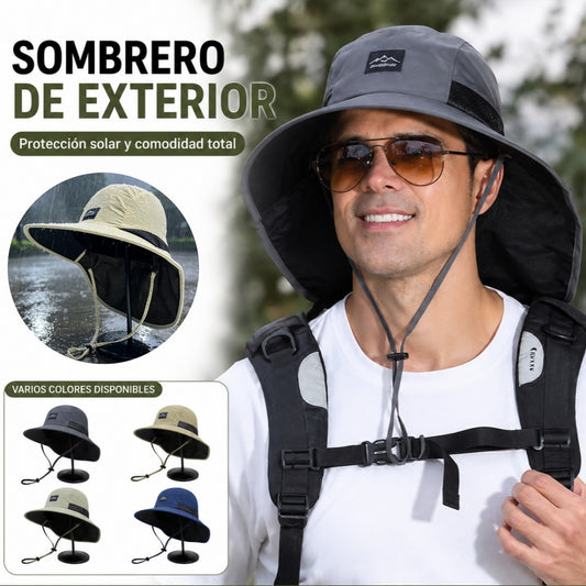 🧢Sombrero de sol unisex【Compra 1 y llévate 1 gratis】🧢Sombrero solar plegable impermeable para exteriores