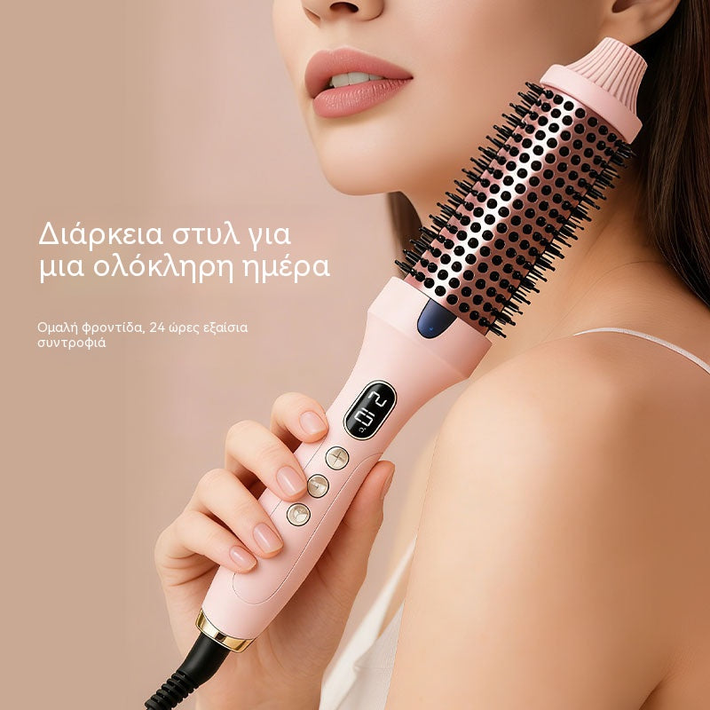 💇‍♀️✨Χτενάκι για όγκο 2 σε 1🌟Ιοντικό υλικό με αντιστατικά δόντια για άμεση ανόρθωση και όγκο σε ένα βήμα🌀