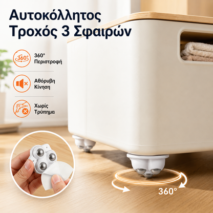 🔥Αγοράστε 10 τεμάχια και λάβετε 10 δωρεάν🔥🌟Περιστρεφόμενη τροχαλία 360° με χωρητικότητα φορτίου, τροχαλία γενικής χρήσης για οικιακή χρήση✅