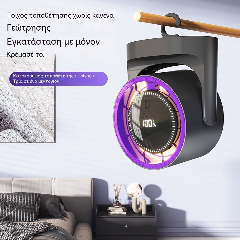 🧊🍃Νέος επιτραπέζιος ανεμιστήρας χωρίς πτερύγια τύπου τουρμπίνας (μπορεί να τοποθετηθεί στον τοίχο)