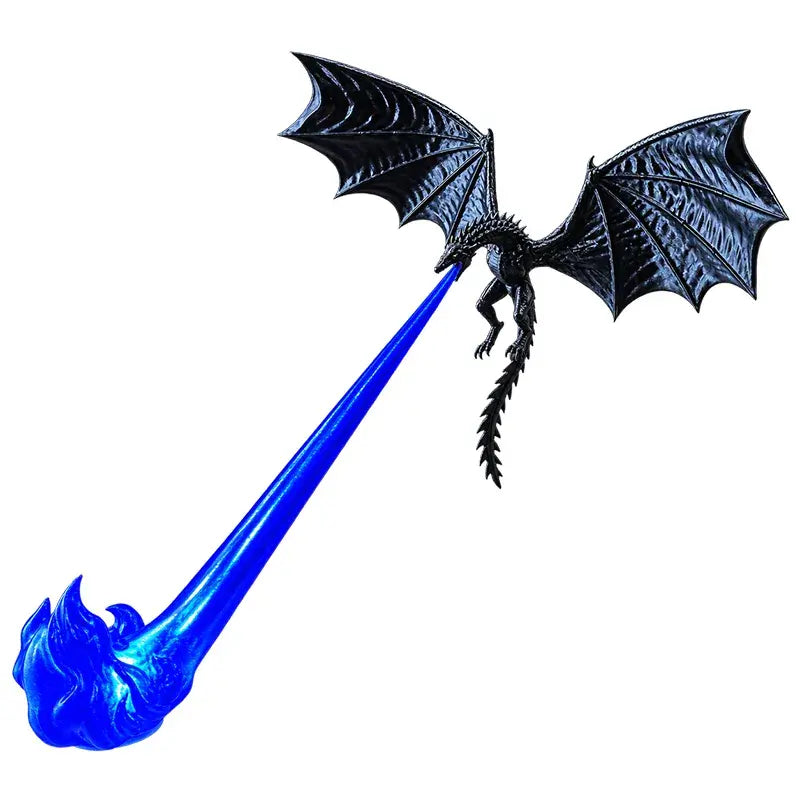 🐉🔥 3D LED světlo s ohnivě chrlícím drakem | Fantasy zářící dekorace na poličku
