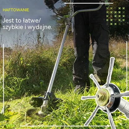 【Kup 1, a drugi dostaniesz gratis: 2 sztuki】 Wymienna głowica tnąca do kosiarki/podkaszarki - stalowa głowica tnąca do koszenia trawy