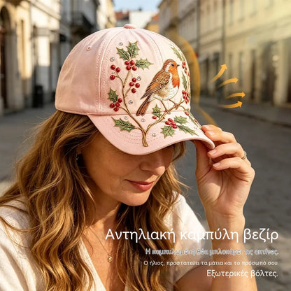 🧢Μοντέρνο καπέλο υψηλής ποιότητας με τρισδιάστατο κέντημα, προστασία από τον ήλιο και σκίαση