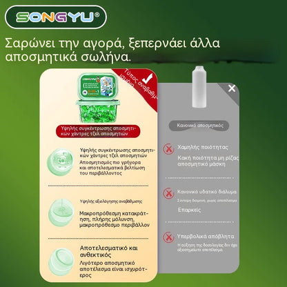 🥳🥳【1 κουτί 25 ευρώ】💞🏠💧 Κάψουλες καθαρισμού αποχέτευσης – Η βιοενζυμική φόρμουλα εξουδετερώνει τις οσμές απευθείας στην πηγή τους 🚰