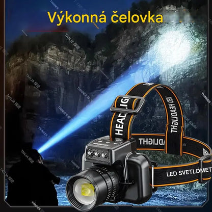 🔥Výkonná čelovka s extrémne dlhou životnosťou
