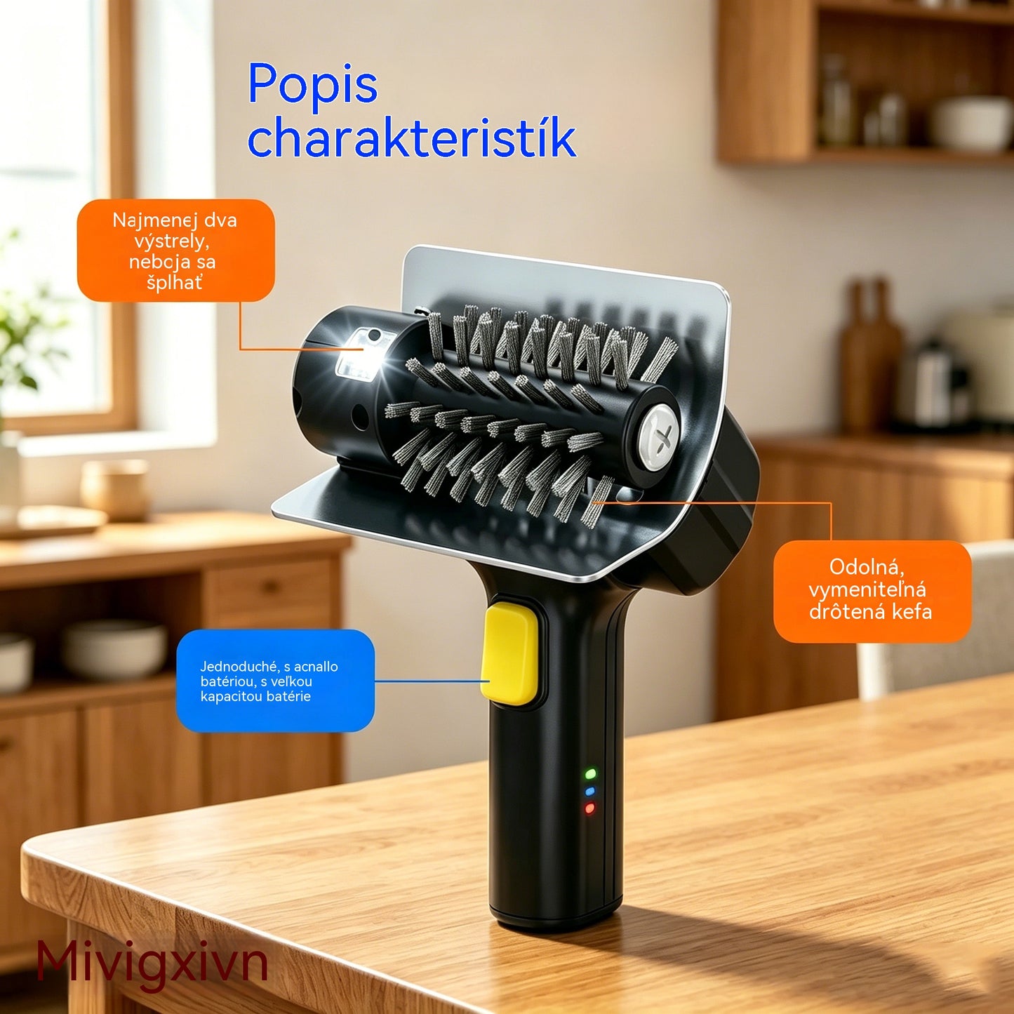 🔋🧹 Čistiaca kefa na elektrický gril – lítiová batéria, multifunkčná a ľahko použiteľná 🔥🍖