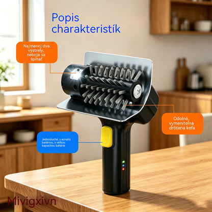 🔋🧹 Čistiaca kefa na elektrický gril – lítiová batéria, multifunkčná a ľahko použiteľná 🔥🍖