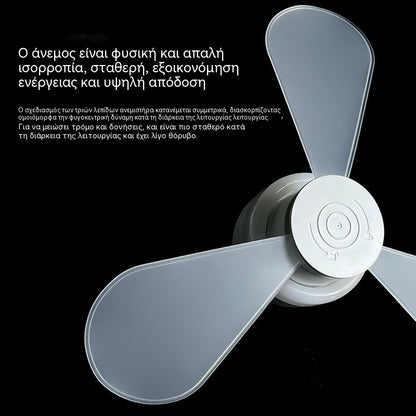 🔥【Επωφεληθείτε από έκπτωση 50% στην παραγγελία σας σήμερα】💡Φωτιστικό με ανεμιστήρα 2 σε 1 με υποδοχή E25.