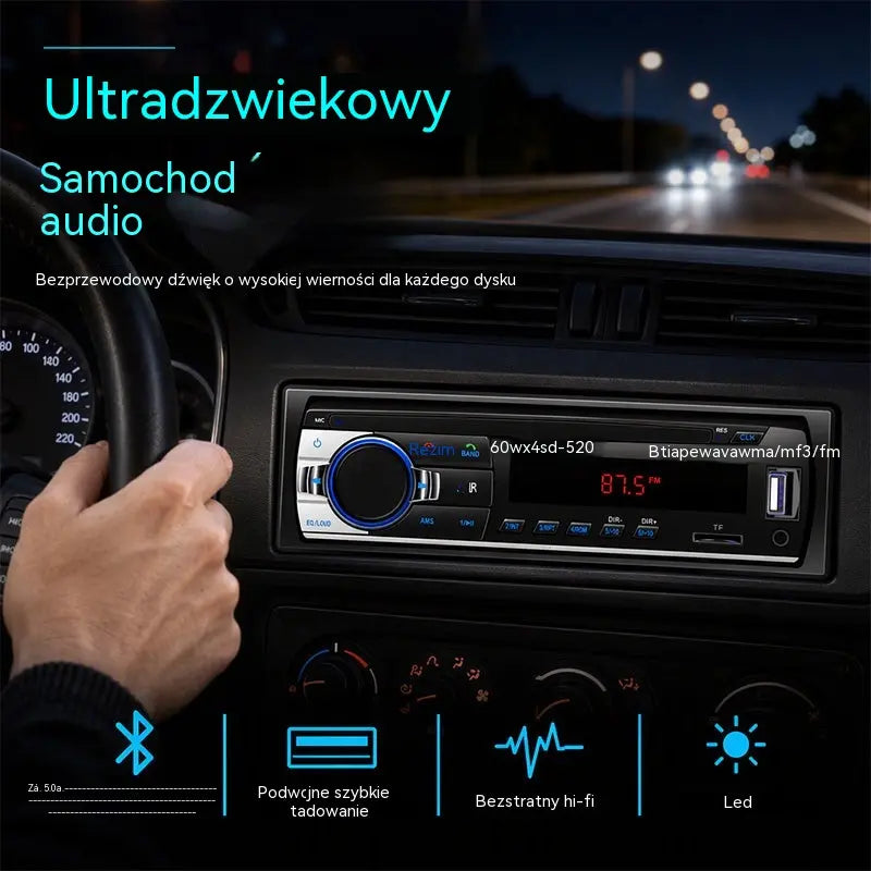🎵Bluetooth autorádio, autorádio Supersonic – užijte si bezdrátový vysoce věrný zvuk při každé jízdě.