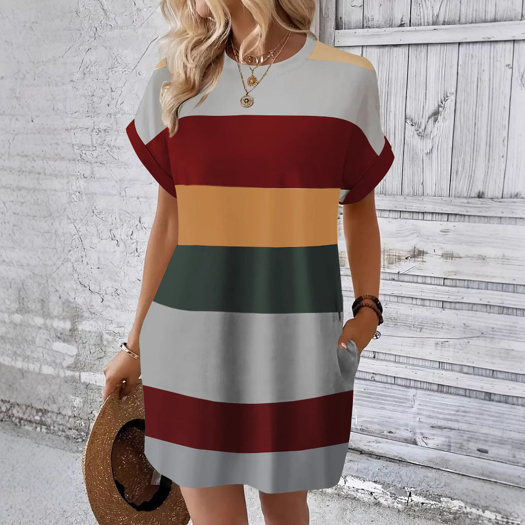 【S-5XL】👗 Νέο φόρεμα μόδας, κλασικό σχέδιο, κομψό και απλό