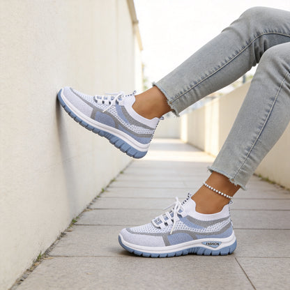 ✨👟【36-53】Γυναικεία παπούτσια casual με κορδόνια, αναπνεύσιμα και mesh✨