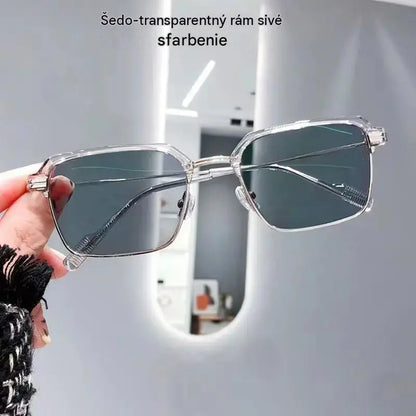 Fotochromatické okuliare na čítanie s blokovaním modrého svetla, unisex okuliare na čítanie, slnečné okuliare s ochranou pred slnkom