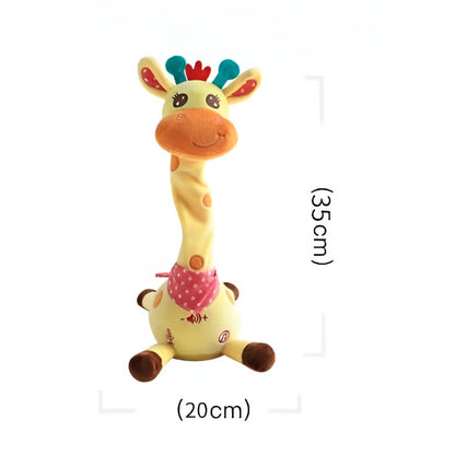 🦒👼Interaktiivne pehme kaelkirjak, 🎵armas väike kaaslane, kes laulab koos sinuga.
